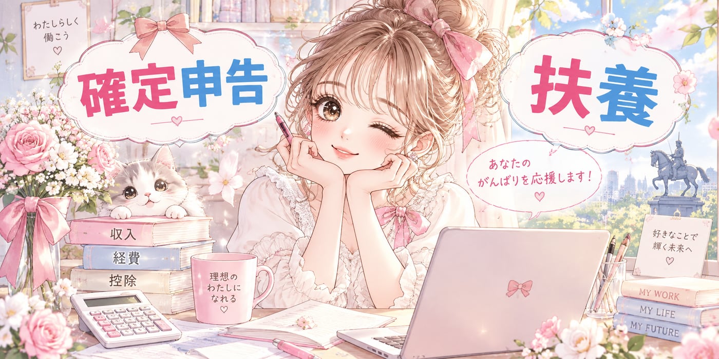 確定申告・扶養のイラスト