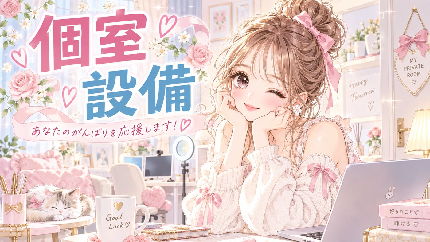 個室・設備のイラスト