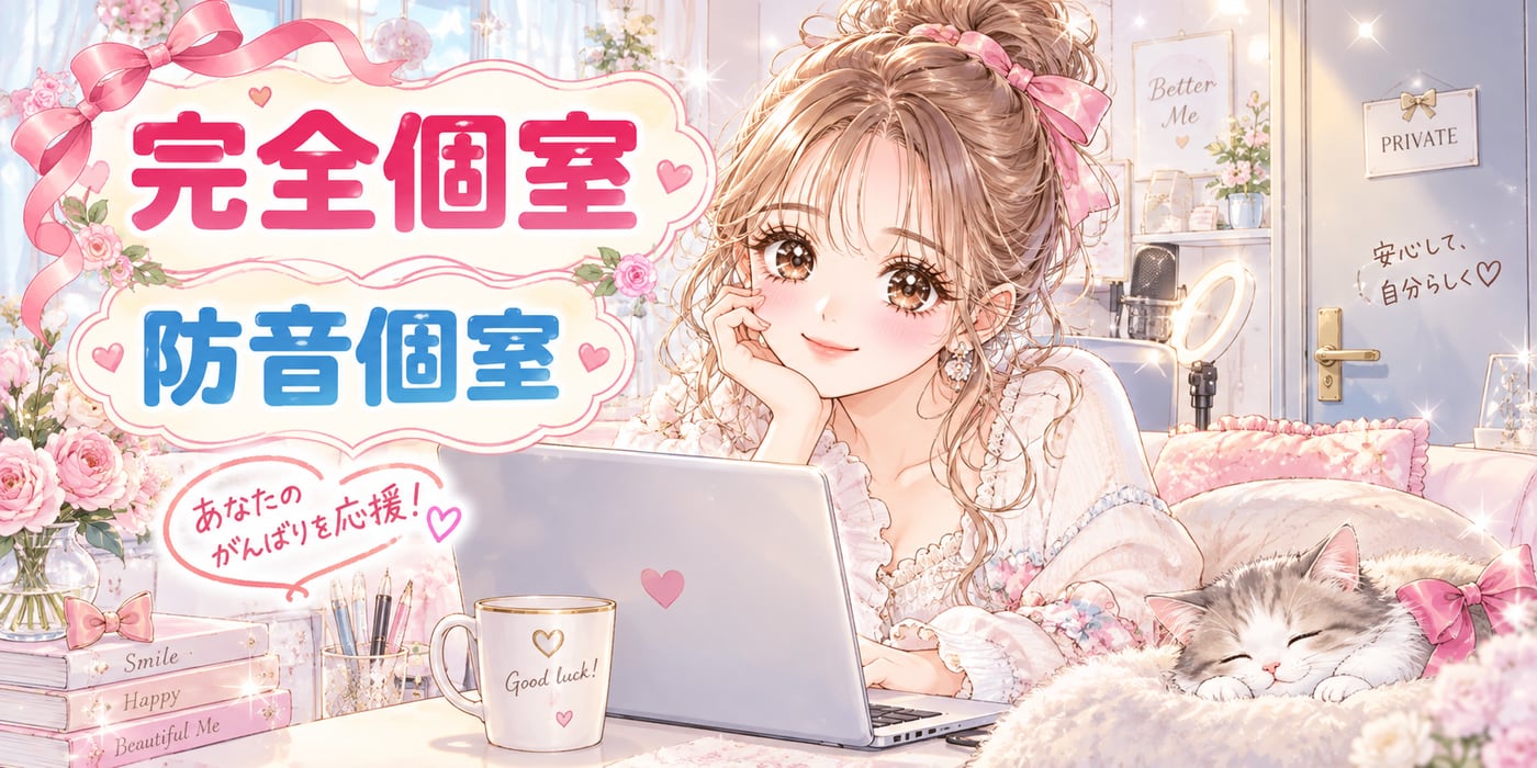 完全個室・防音個室のイラスト