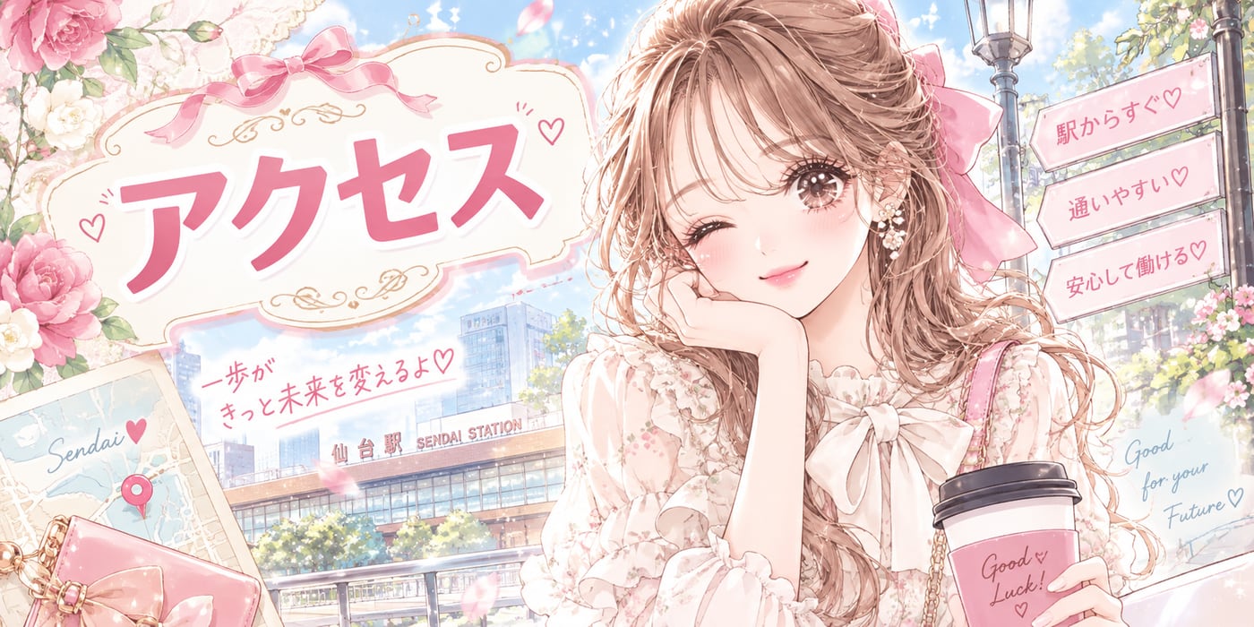 アクセスのイラスト