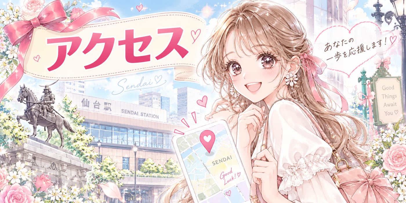 アクセスのイラスト