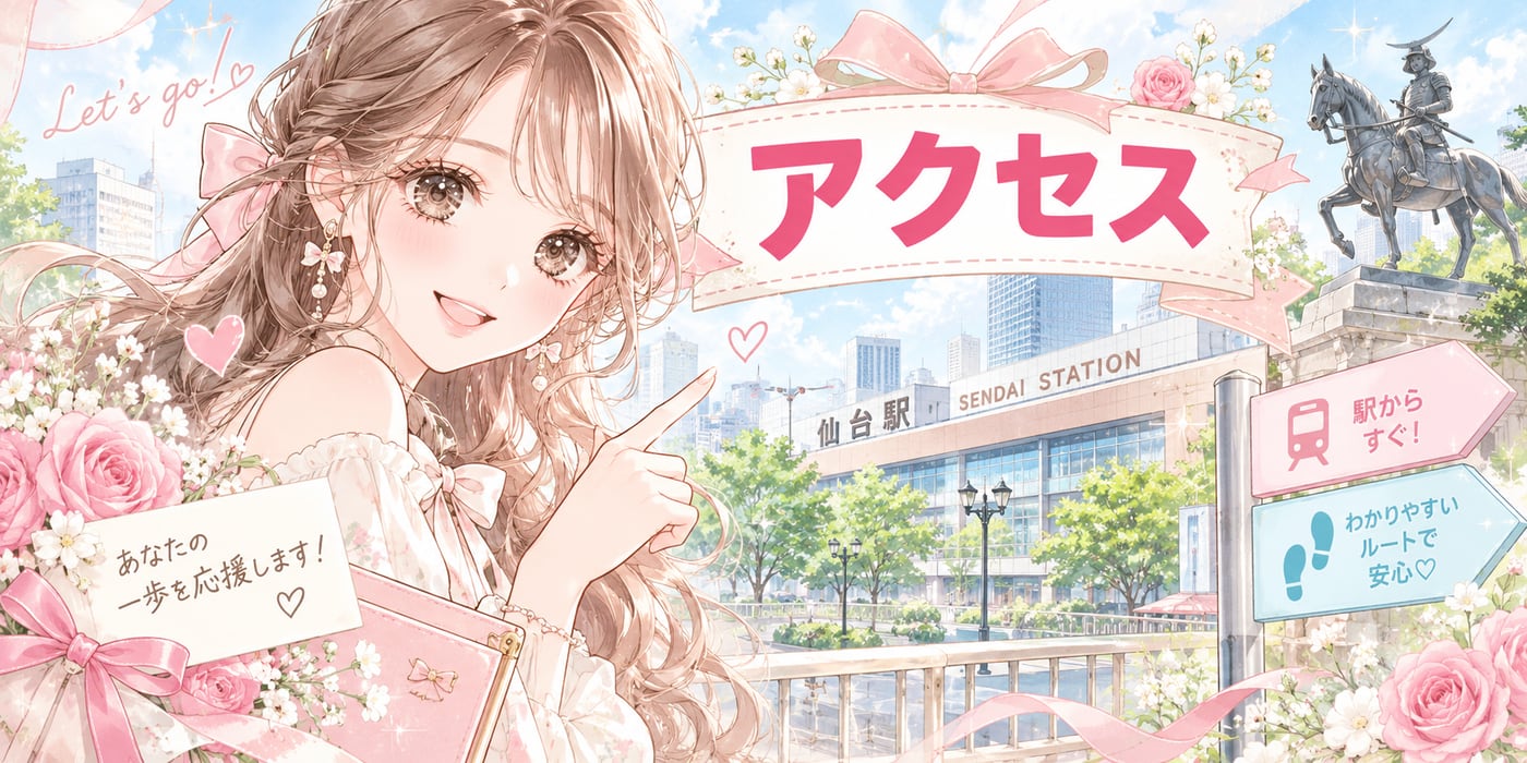 アクセスのイラスト