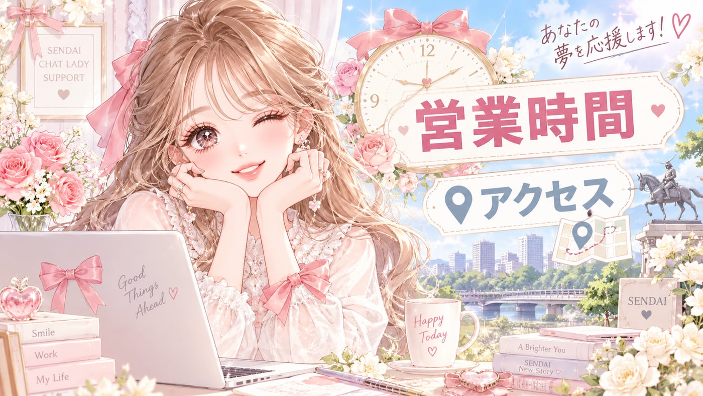 営業時間・アクセスのイラスト