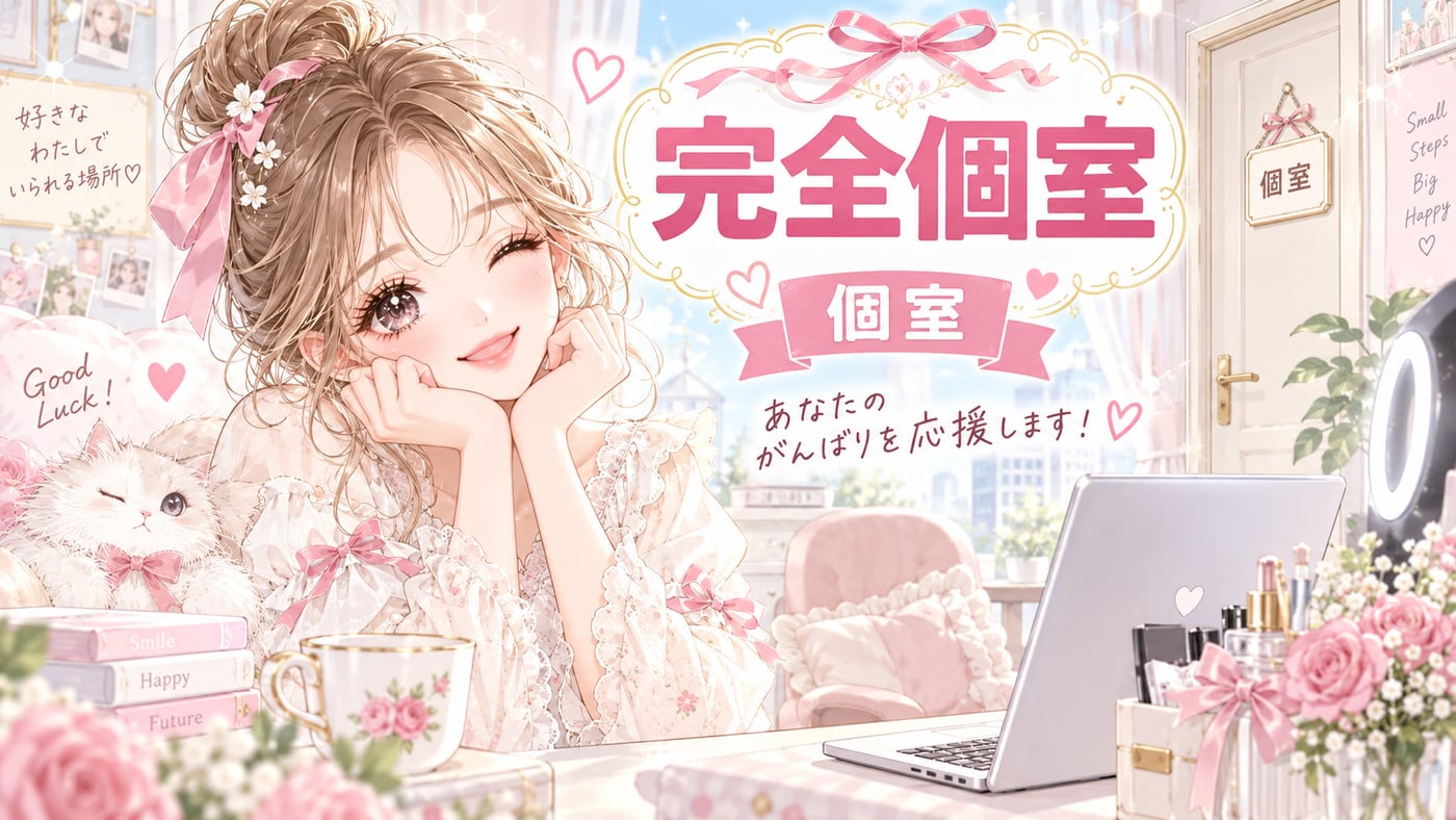 完全個室・個室のイラスト