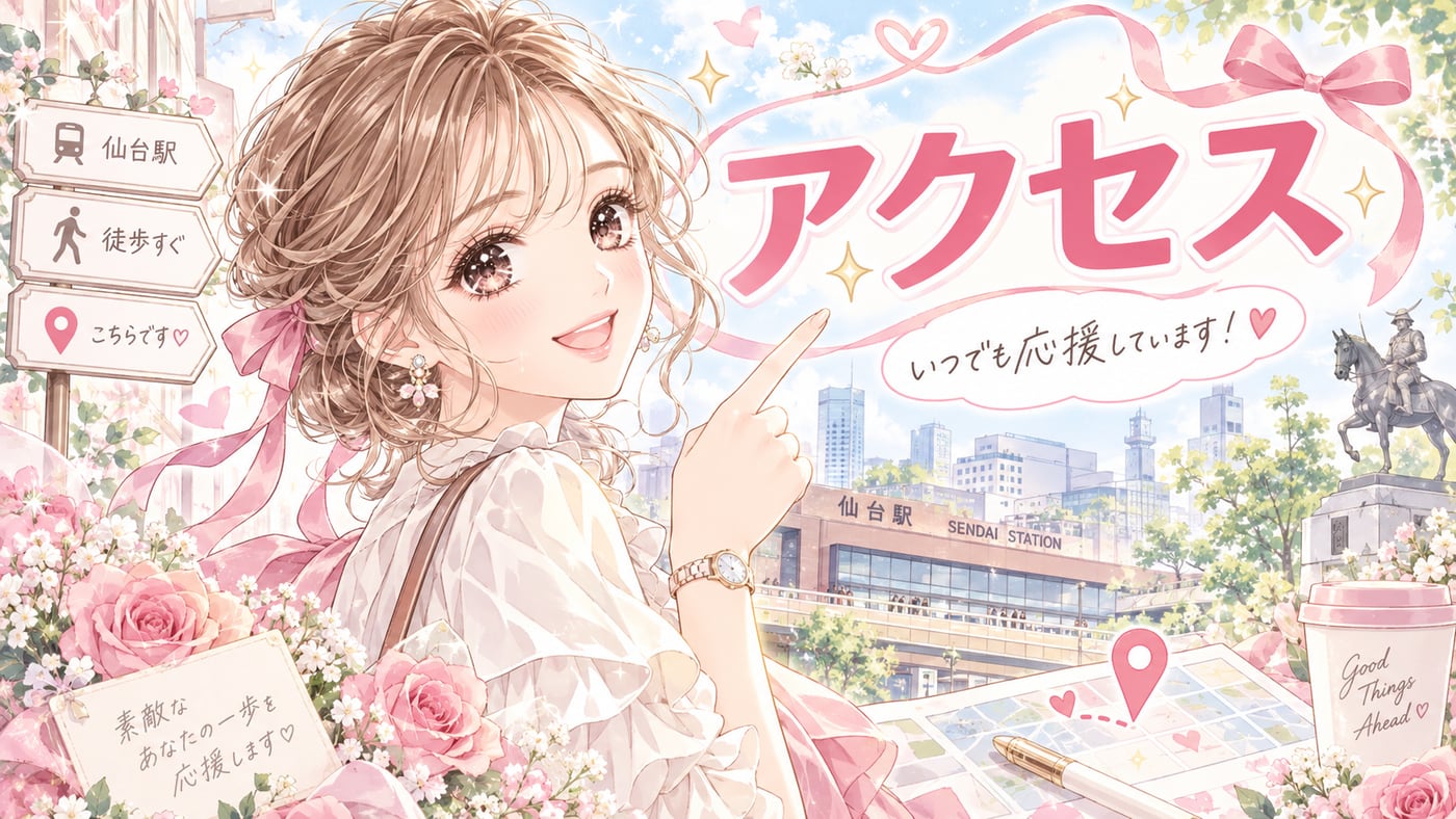 アクセスのイラスト