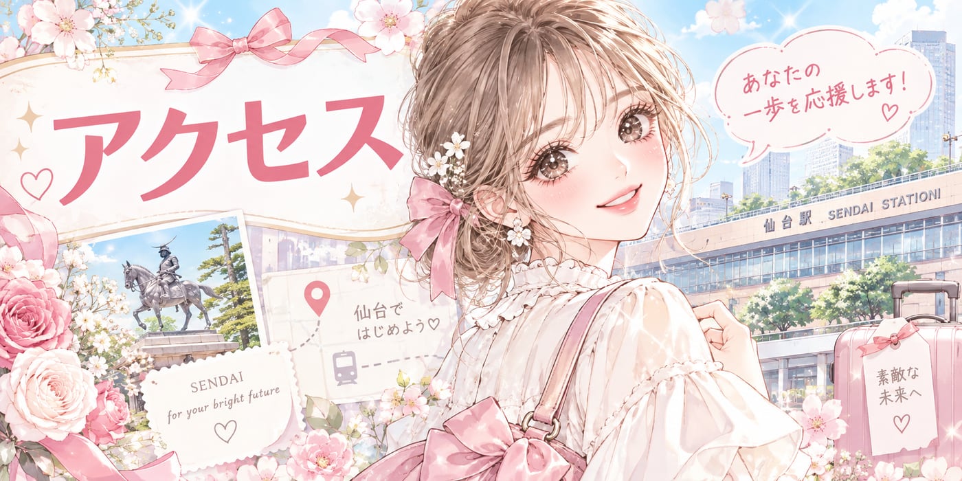 アクセスのイラスト