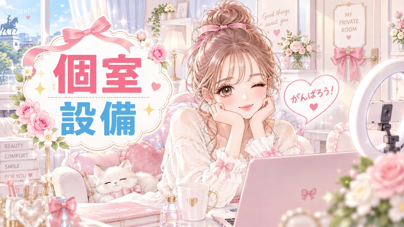 個室・設備のイラスト