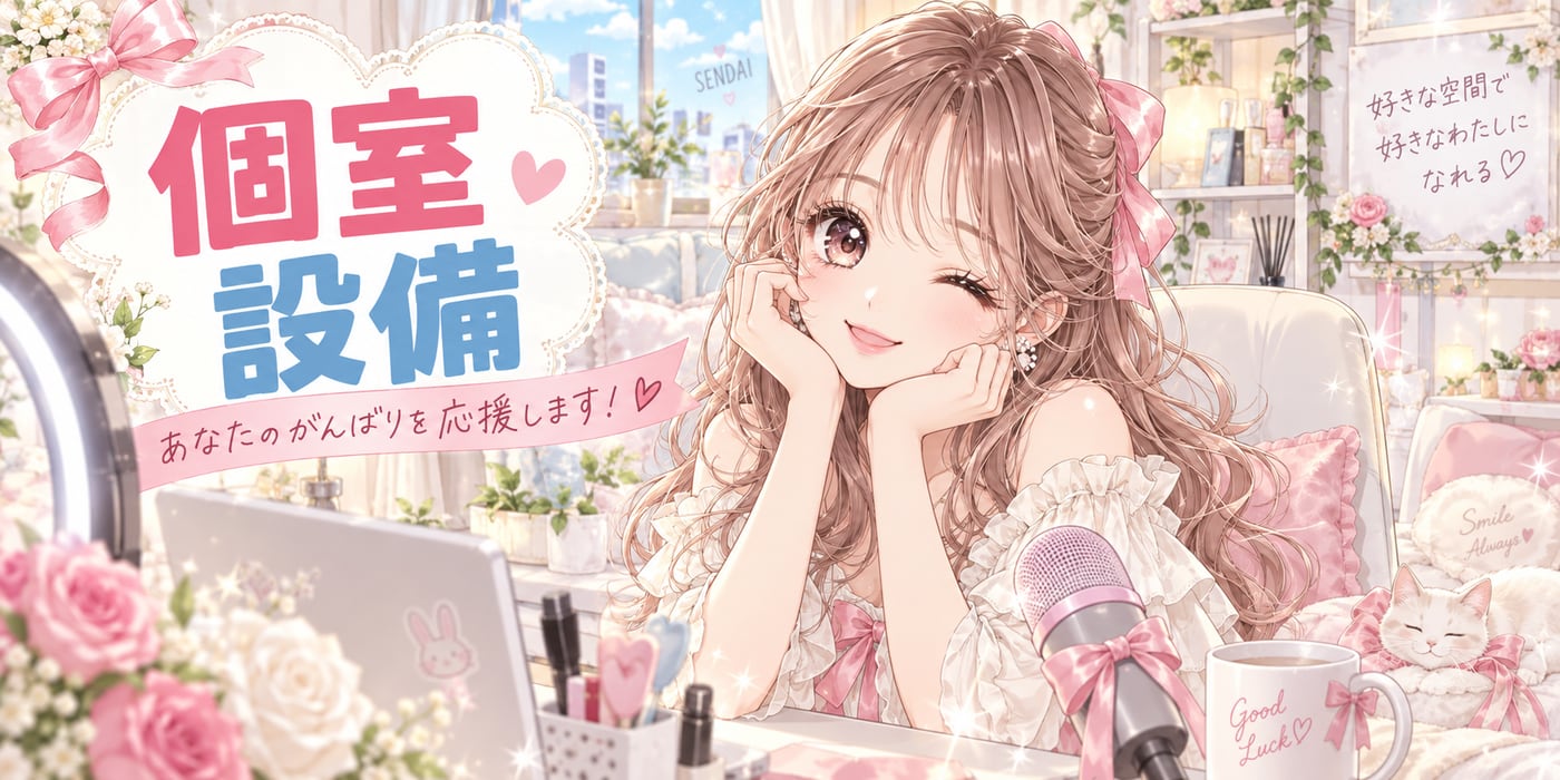 個室・設備のイラスト
