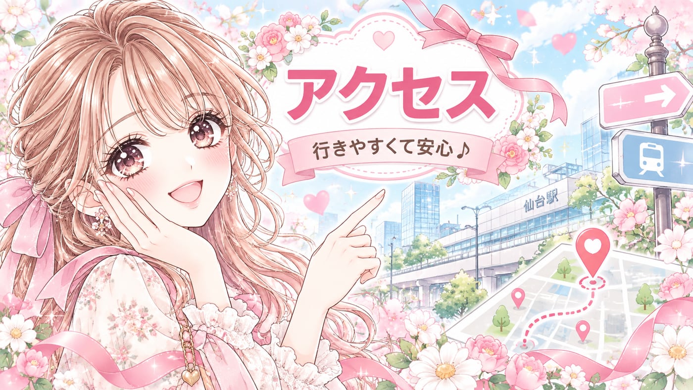 アクセスのイラスト