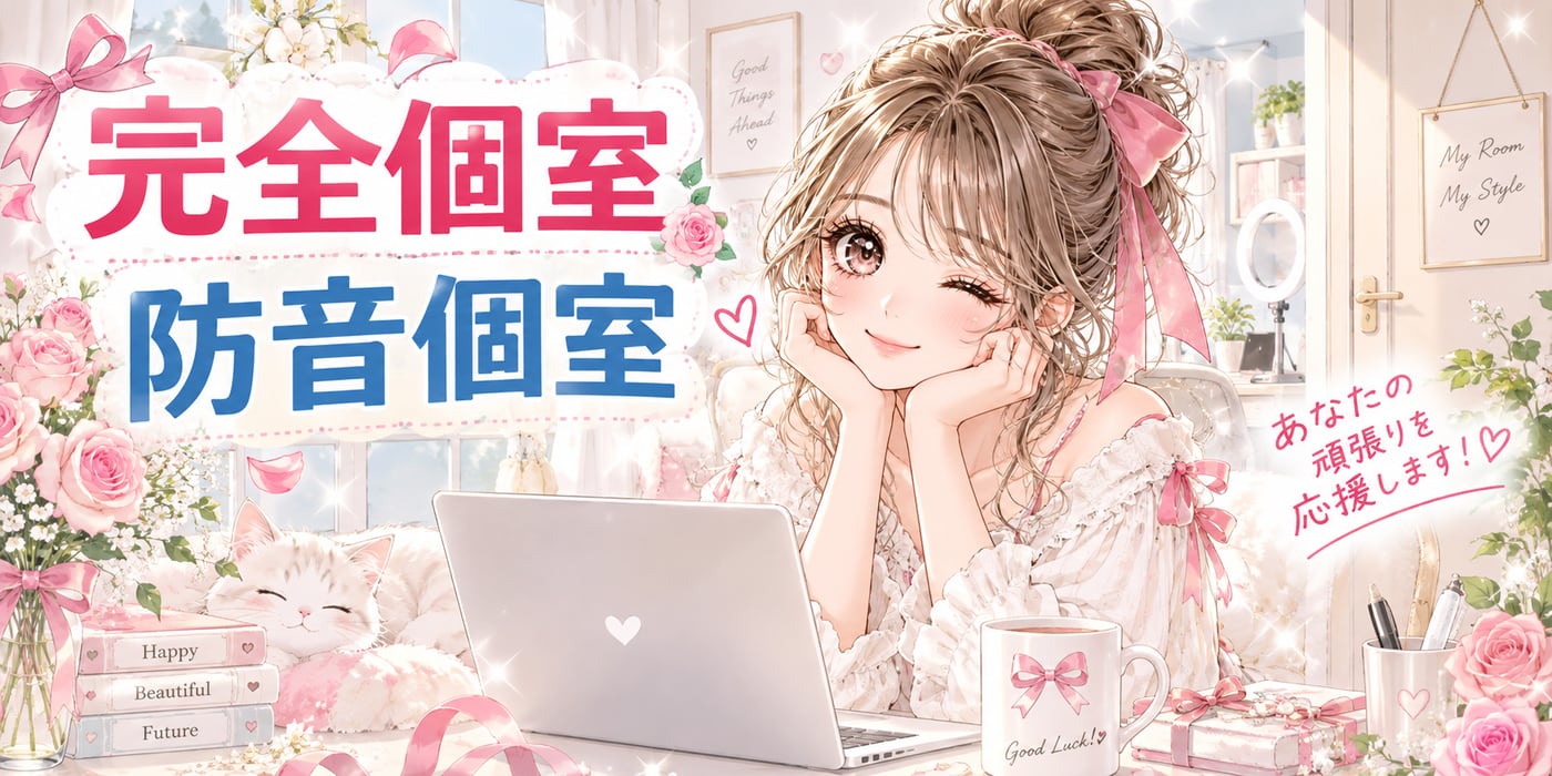 完全個室・防音個室のイラスト