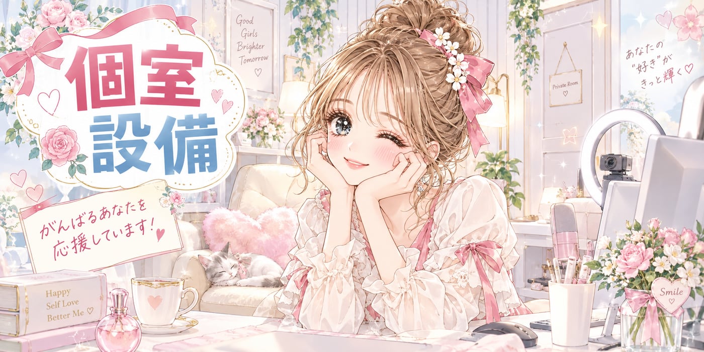 個室・設備のイラスト