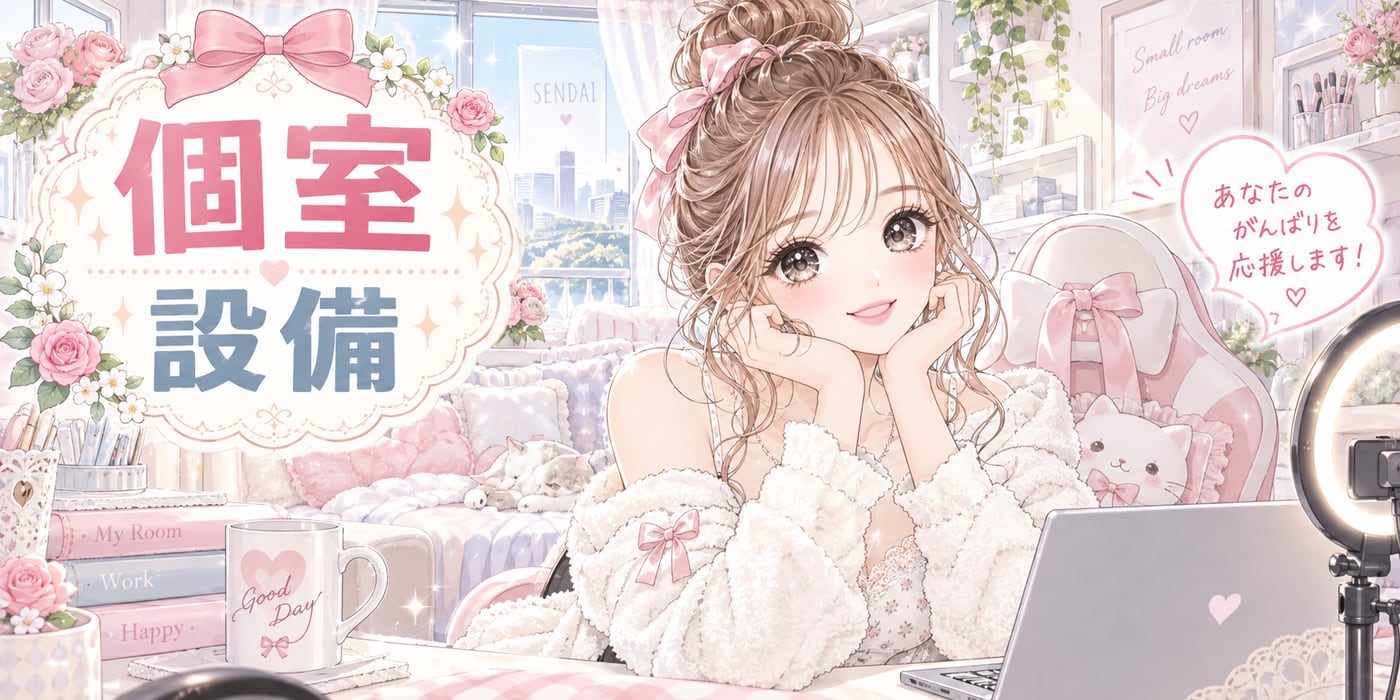 個室・設備のイラスト