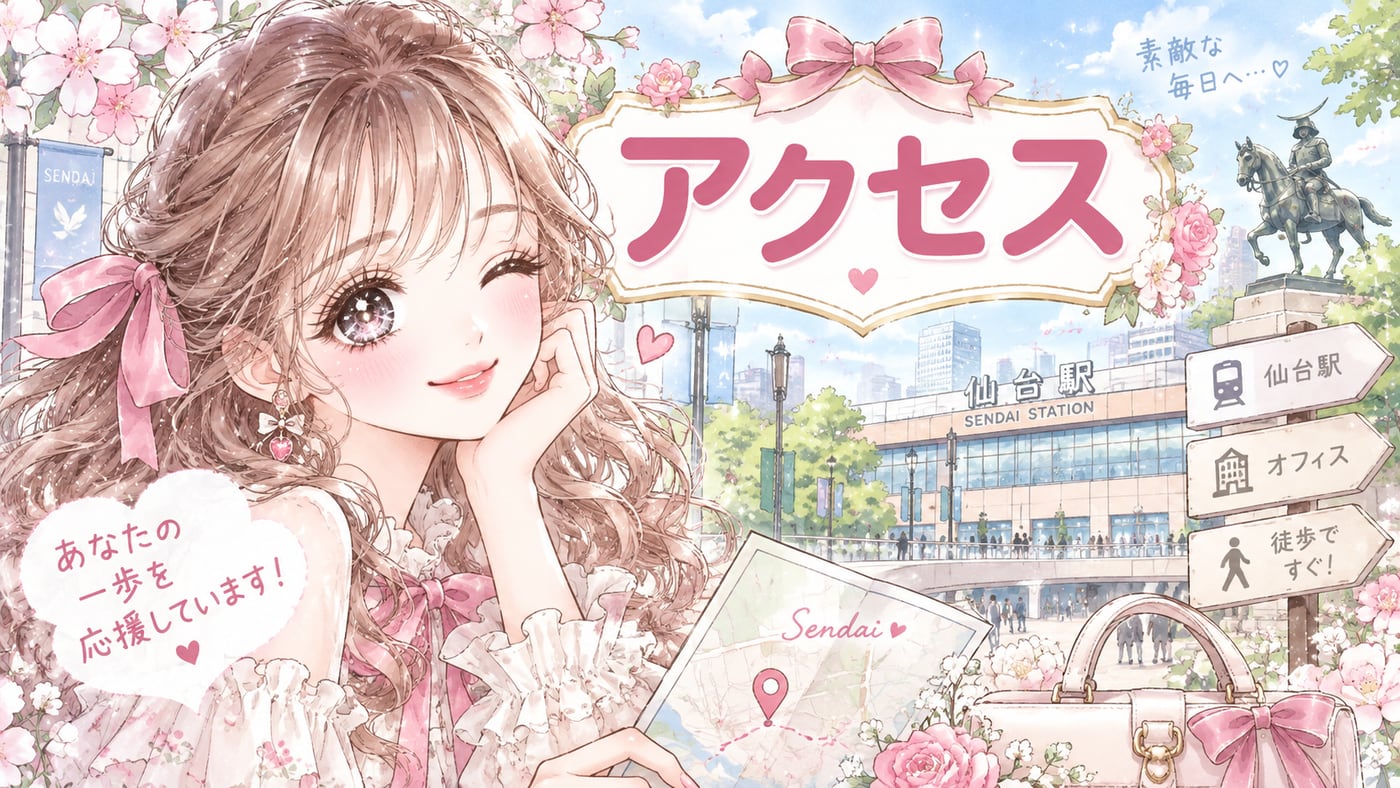 アクセスのイラスト