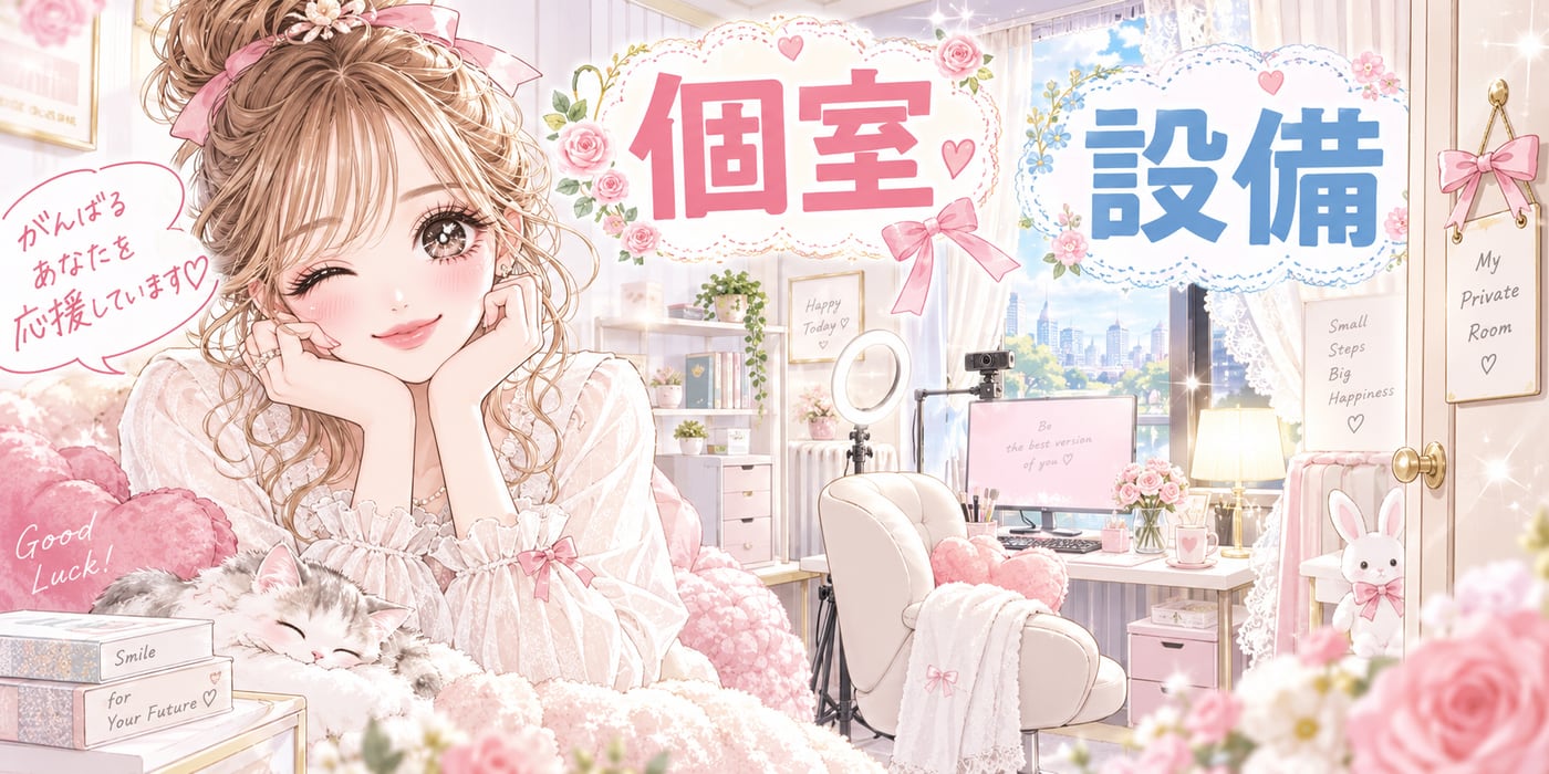 個室・設備のイラスト