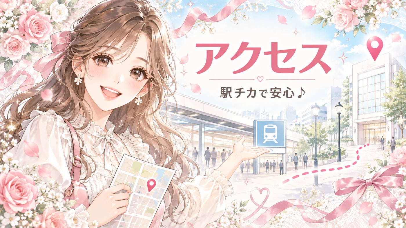 アクセスのイラスト