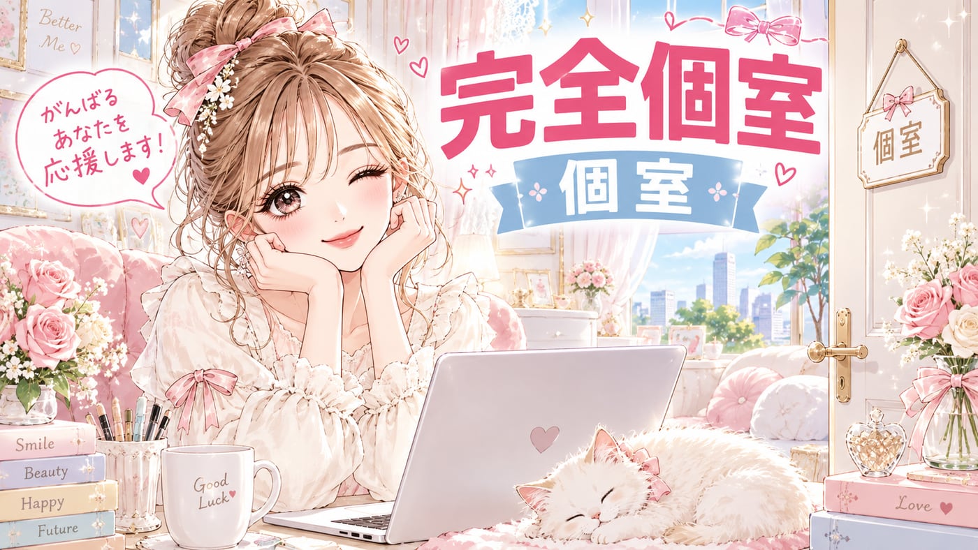 完全個室・個室のイラスト