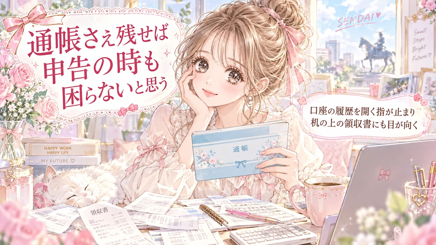 通帳さえ残せば申告の時も困らないと思う