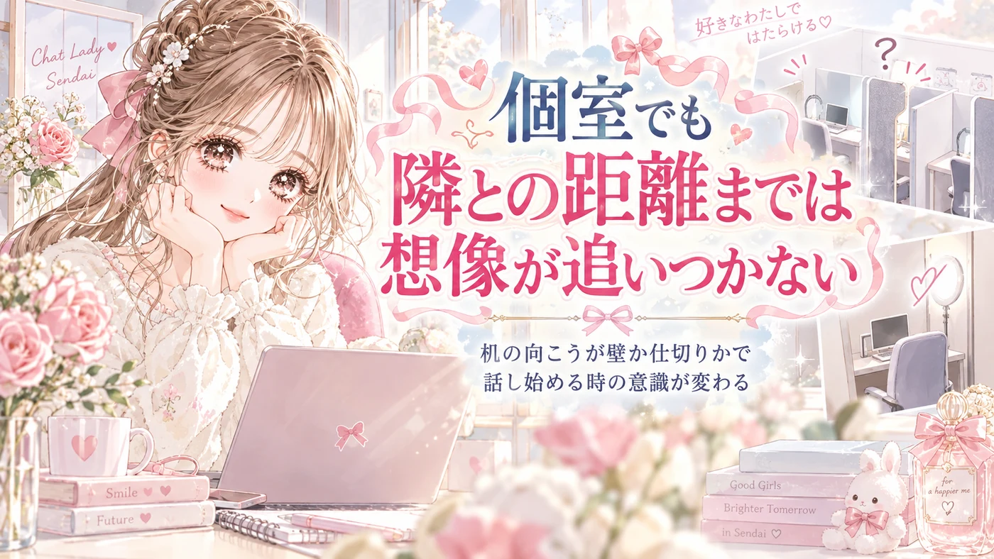 個室でも隣との距離までは想像が追いつかない