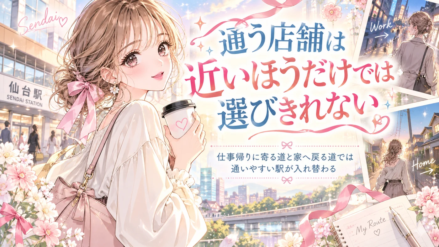 通う店舗は近いほうだけでは選びきれない