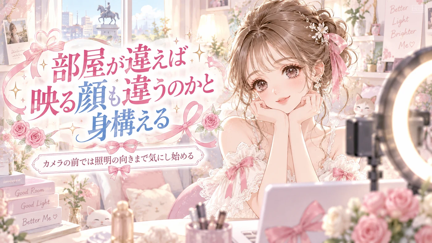 部屋が違えば映る顔も違うのかと身構える