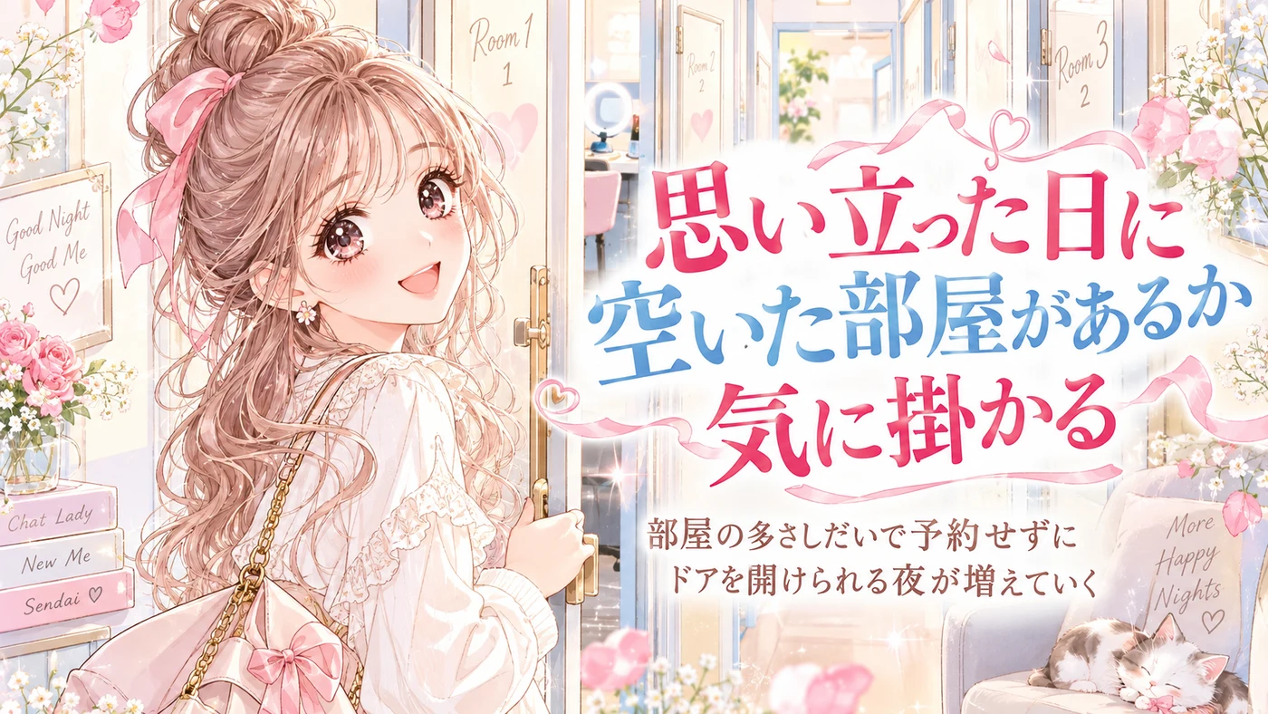 思い立った日に空いた部屋があるか気に掛かる