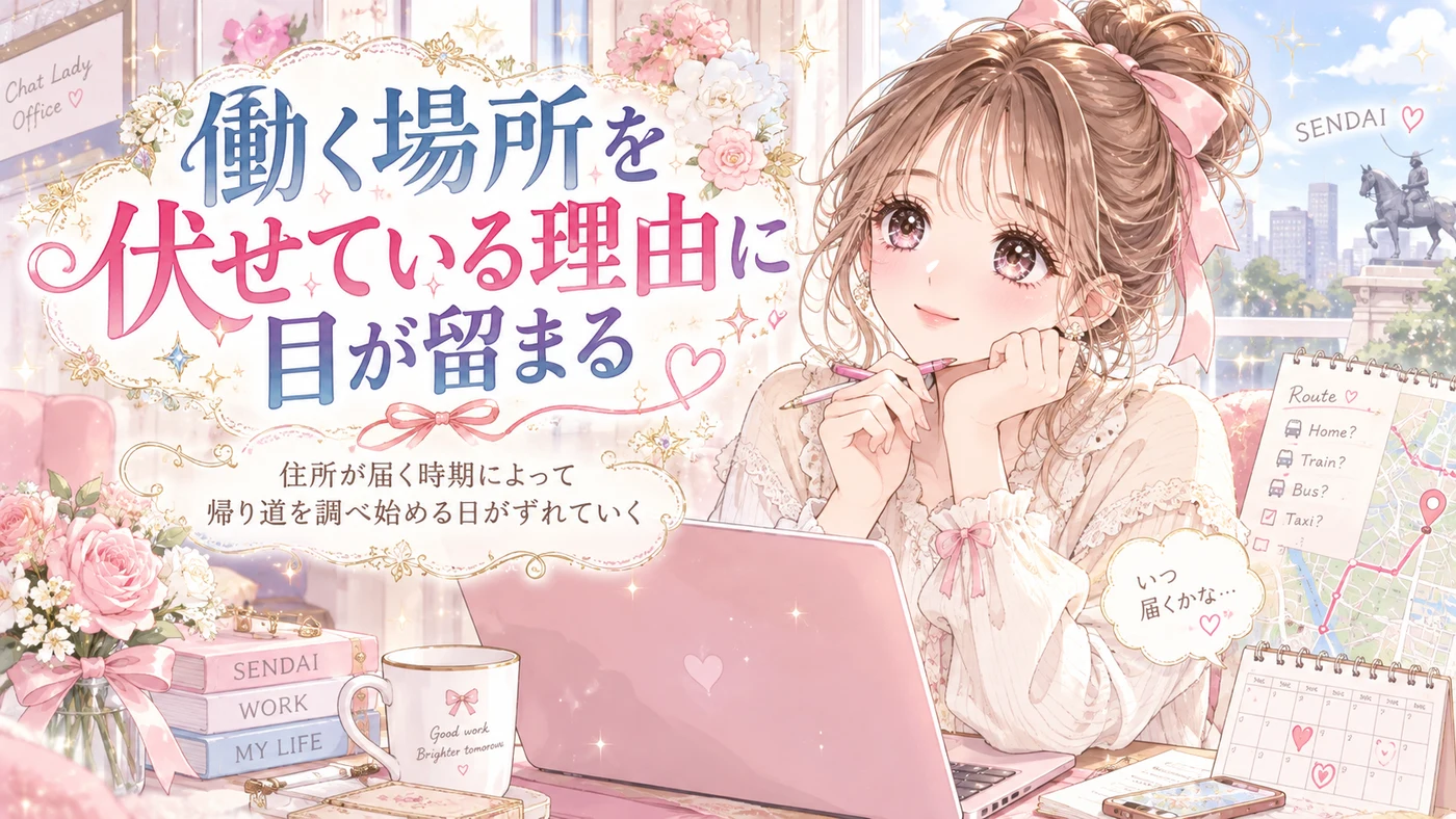 働く場所を伏せている理由に目が留まる