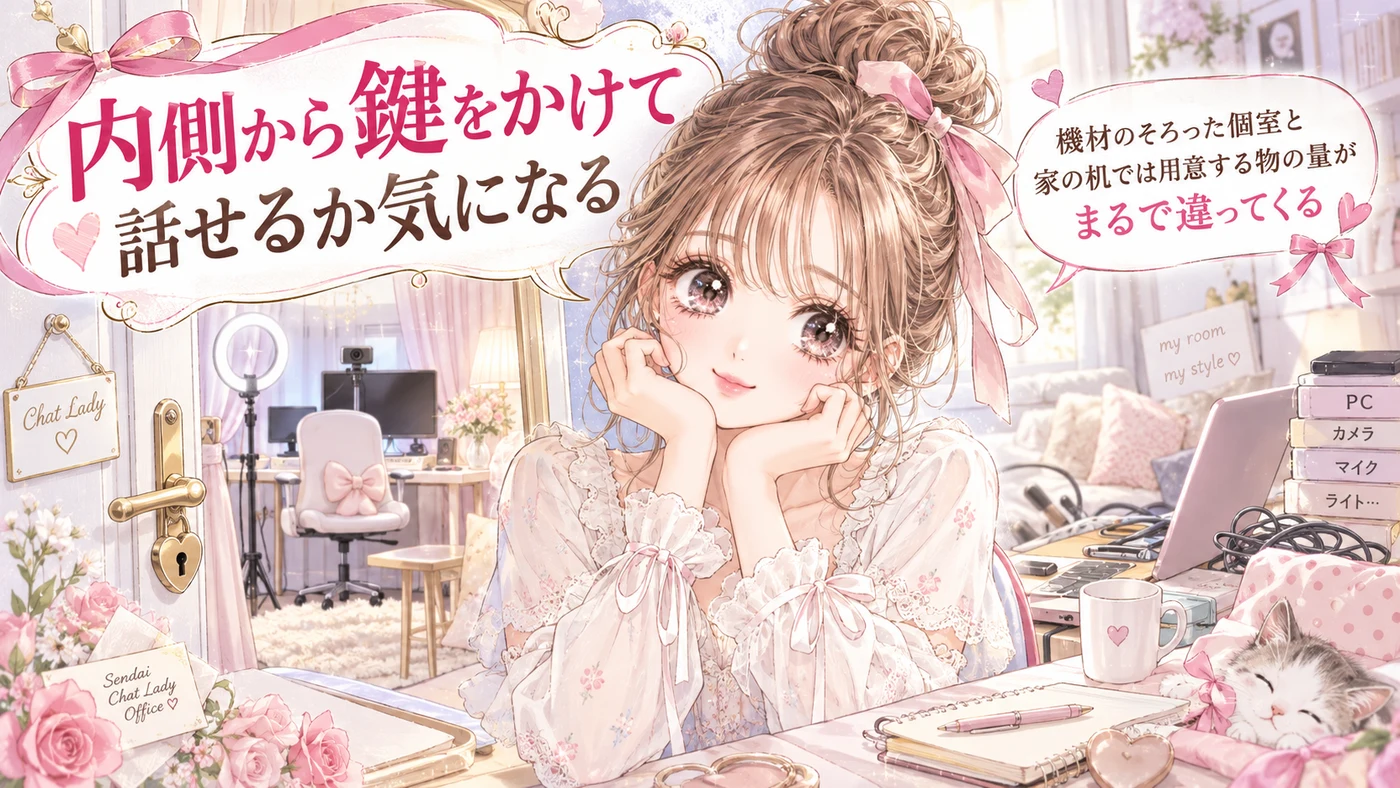 内側から鍵をかけて話せるか気になる