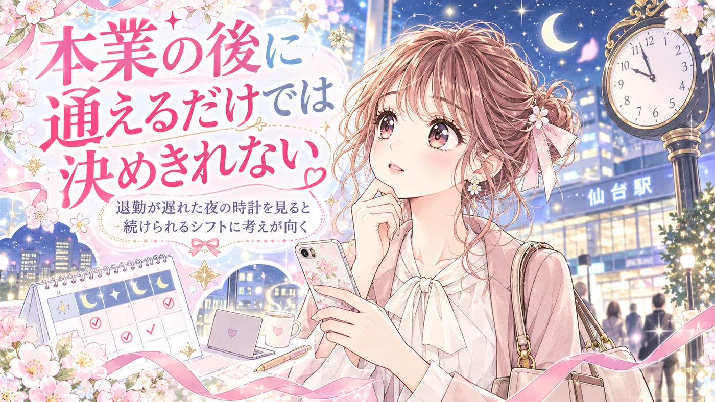 本業の後に通えるだけでは決めきれない