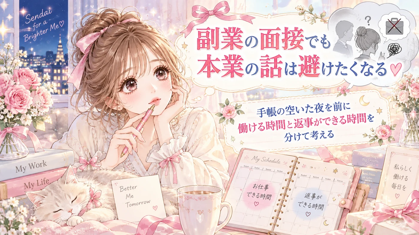 副業の面接でも本業の話は避けたくなる