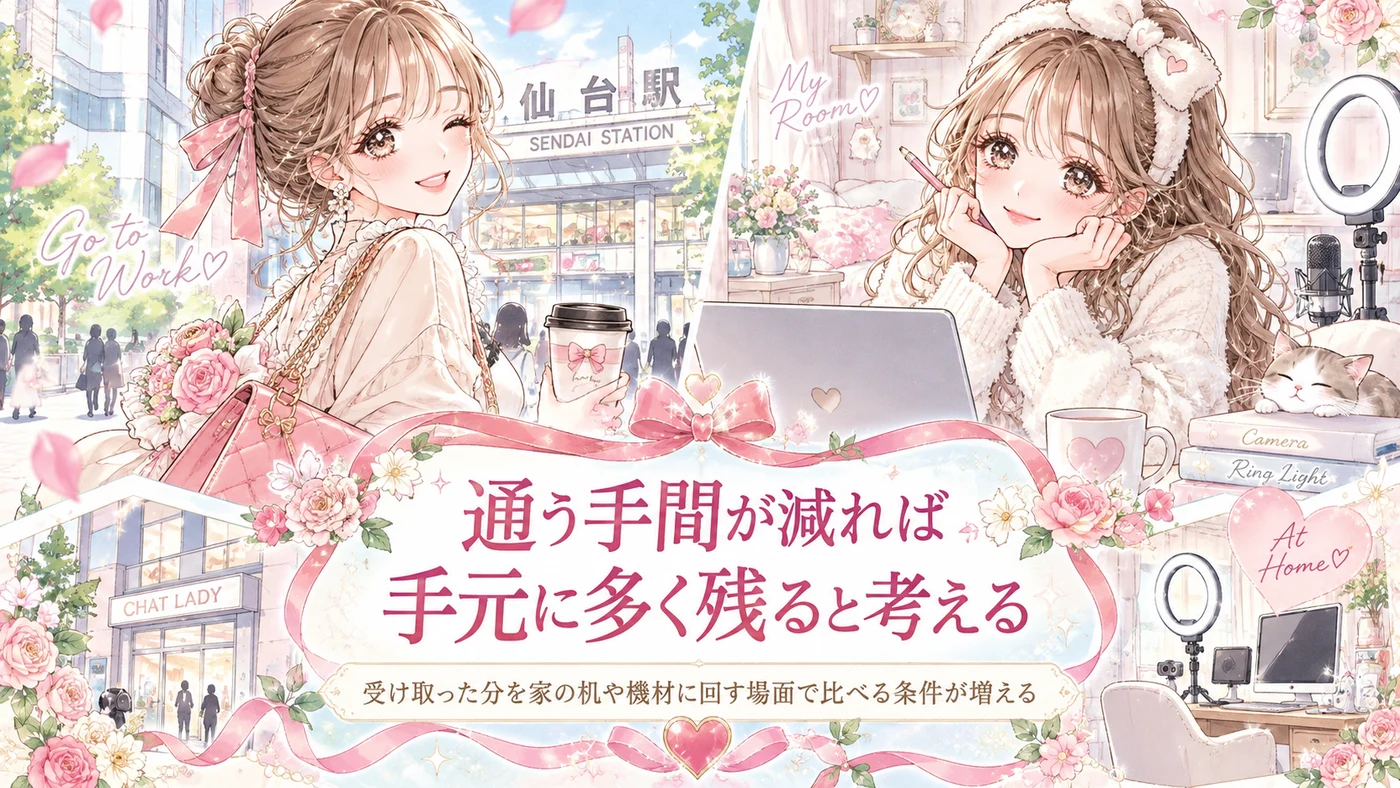 通う手間が減れば手元に多く残ると考える