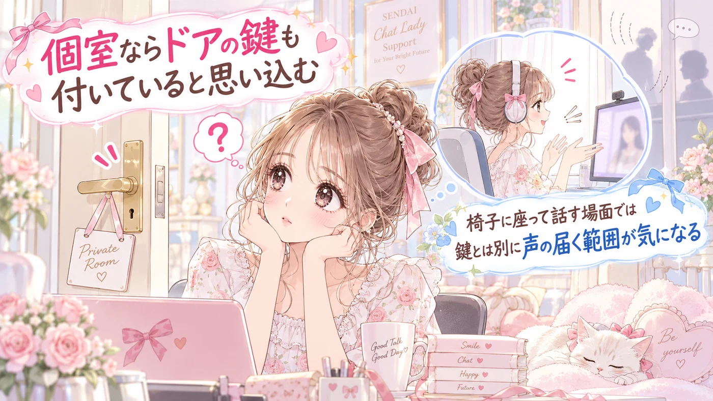 個室ならドアの鍵も付いていると思い込む